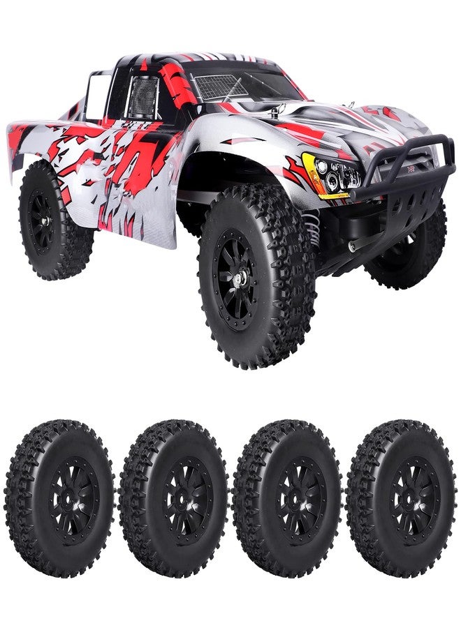 عجلات وإطارات GoHobby RC SC ذاتية اللصق لسيارات Traxxas Slash 2WD Vxl 4x4 و Redcat Blackout XTE TR10 و Losi 22S SCT RC Short Course Truck - Image 4